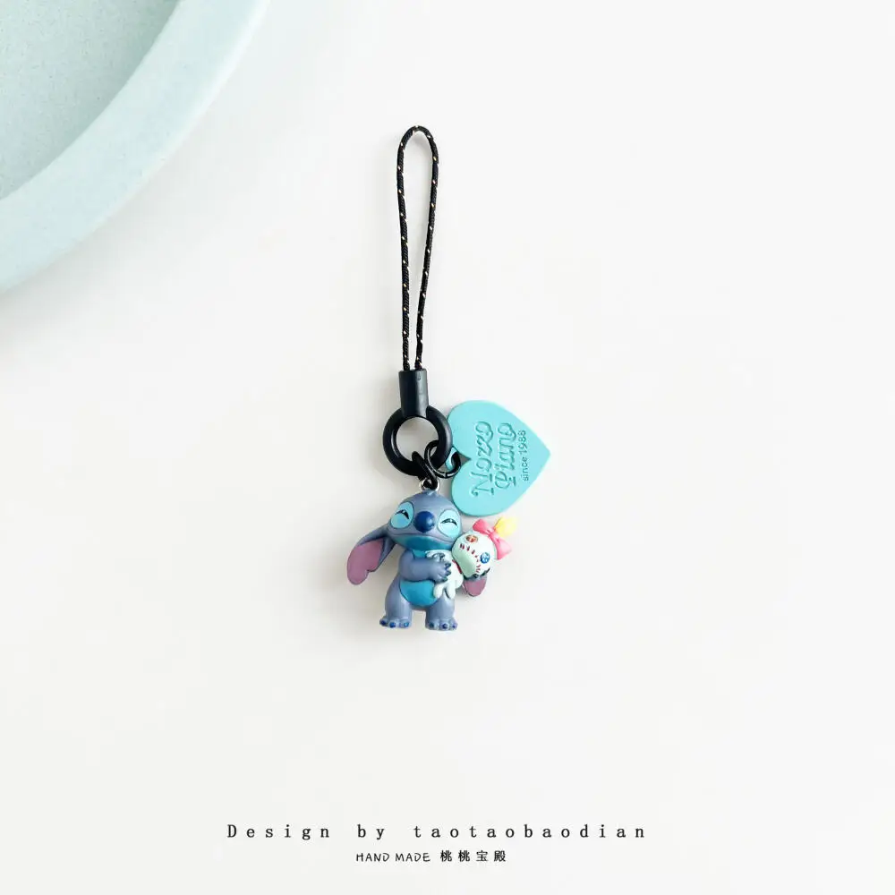 Disney abraçando bonecas ponto alça de telefone câmera corrente chaveiro guarda-chuva decoração mochila pendurado ornamento amigo presente aniversário