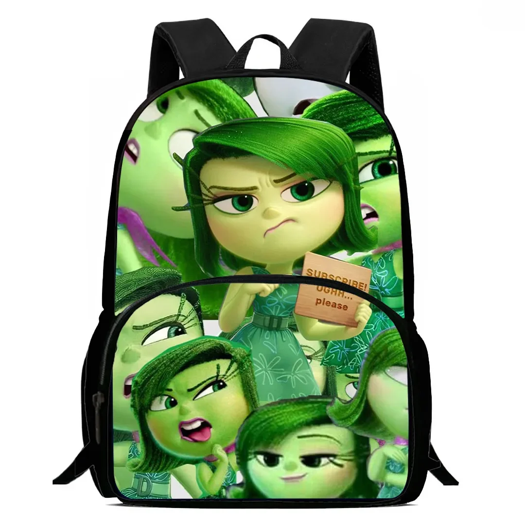 

School Backpack with Front Pocket,Cartoon Inside Out School Bags for Boys Girls,Durable Kids Backpack for Pupil Students