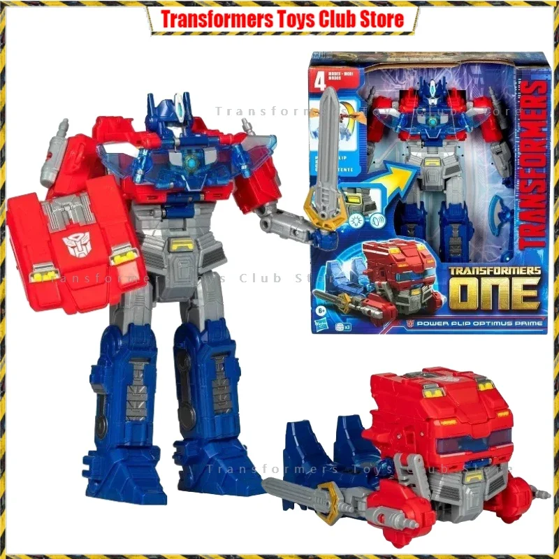 In Stock TRANSFORMERS ONE Power Flip Super Culbute Giro Potente Optimus Prime Action Figure Model Collection Hobby Toy Gift