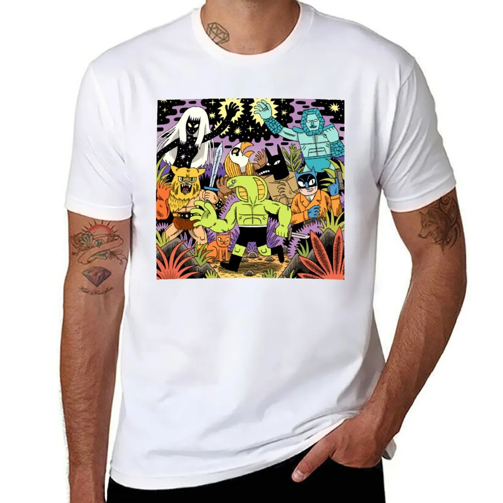 

COSMIC WARRIORS T-Shirt man t shirt designer man graphic t shirt T-Shirt