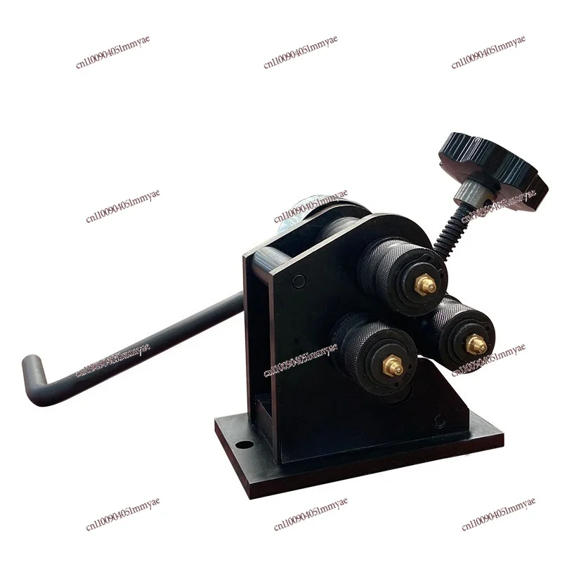 Miniature Manual Rounding Machine PR-3 Rolling Machine, Small Hand Three-roller Pipe Bender, Small Size and Simple Operation