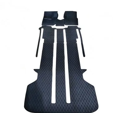 

High quality! Custom special car floor mats for Toyota Alphard 2014-2008 7 8 seats waterproof durable carpets for Alphard 2012