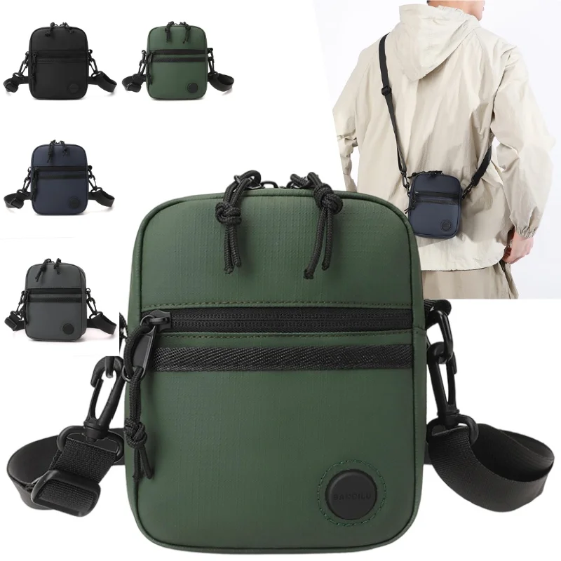 

Легкая и прочная мужская нейлоновая нагрудная сумка-слинг для повседневного использования, походов, бега, кемпинга, путешествий, спорта, модель 2026