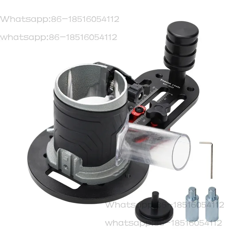 

KD-0225 Woodworking Edge Trimmer Slot Locator Corner Rounding Jig Edge Banding Milling Guide Tool