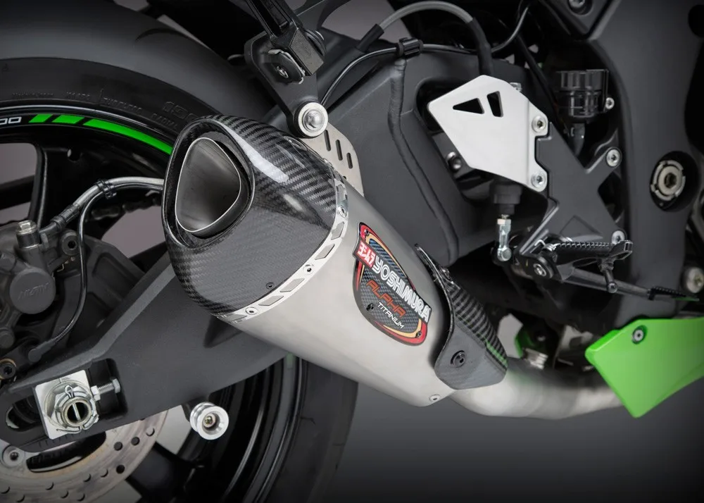 Silp On For KAWASAKI ZX-10R / RR Race ALPHA T Cat-Eliminating Titanium / Carbon Exhaust System