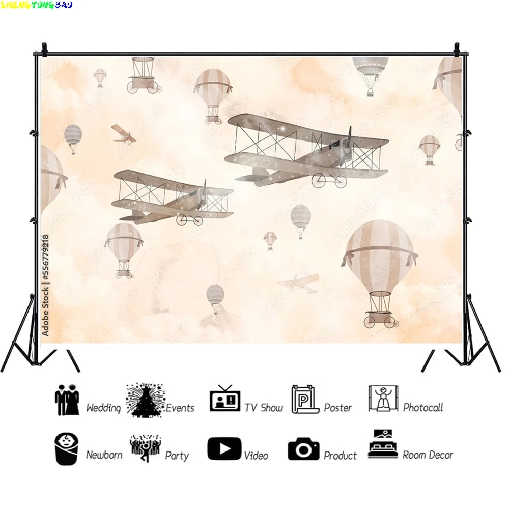 African Wildlife Jungle Map Forest Photography Backdrops Props Newborn Baby Birthday Party Photo Studio Background QQW-07