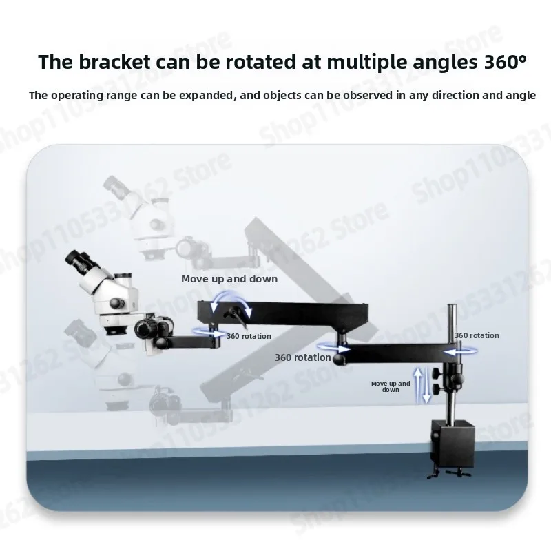 Trinocular Surgery Practice Microscope Mobile Phone Repair Treasure Appraisal PendulumMSD205-B Vascular Anastomosis