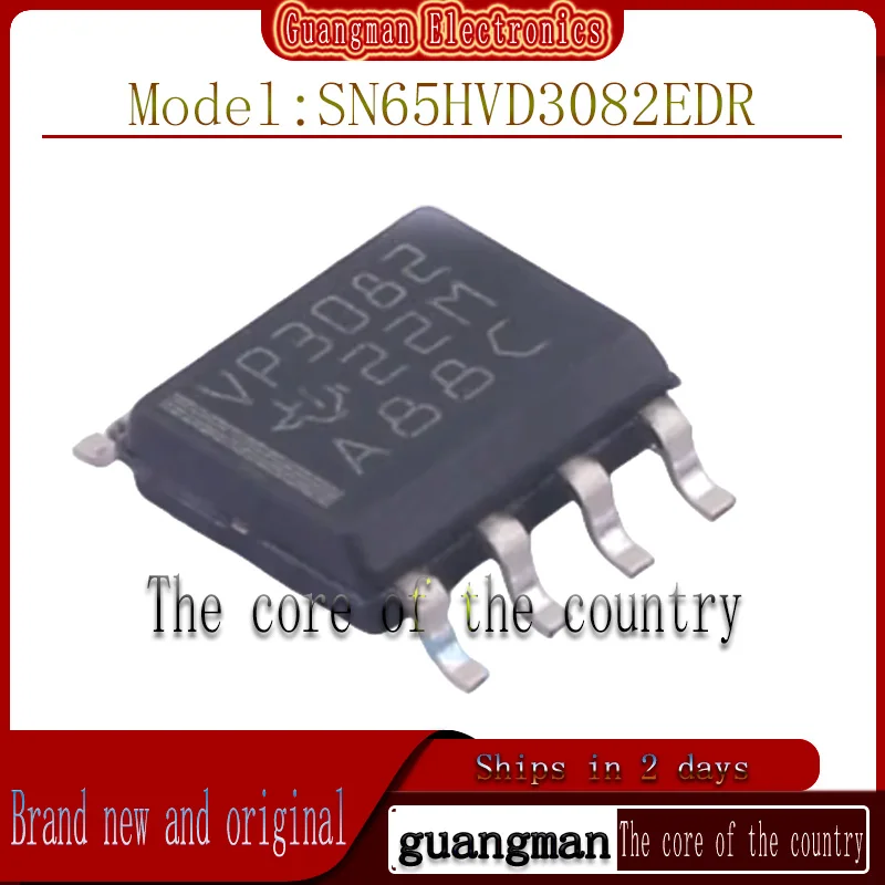

100PCS SN65HVD3082EDR VP3082 Brand New Authentic SOP-8 RS-485 transceiver chip