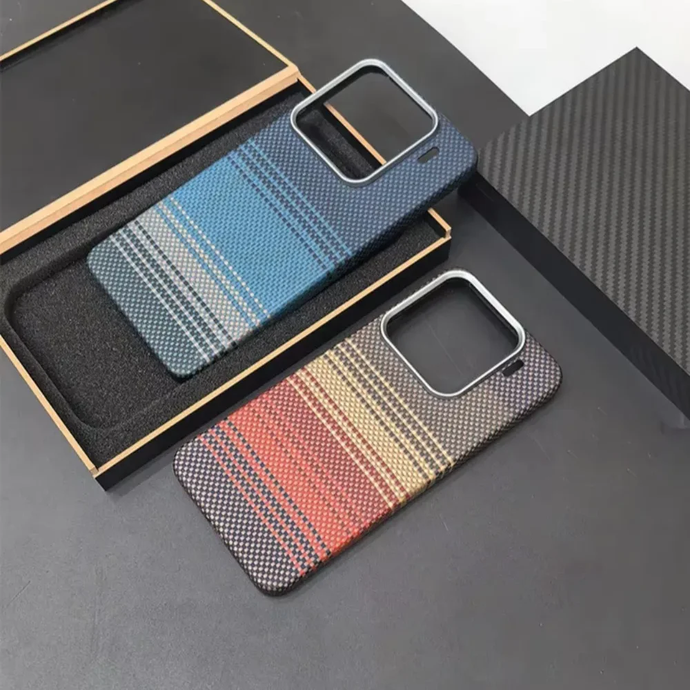 

Real Carbon Fiber Magnetic Phone Case for Xiaomi 15 Pro Anti-drop Shell for xiaomi 15 Mobile Phone Cover