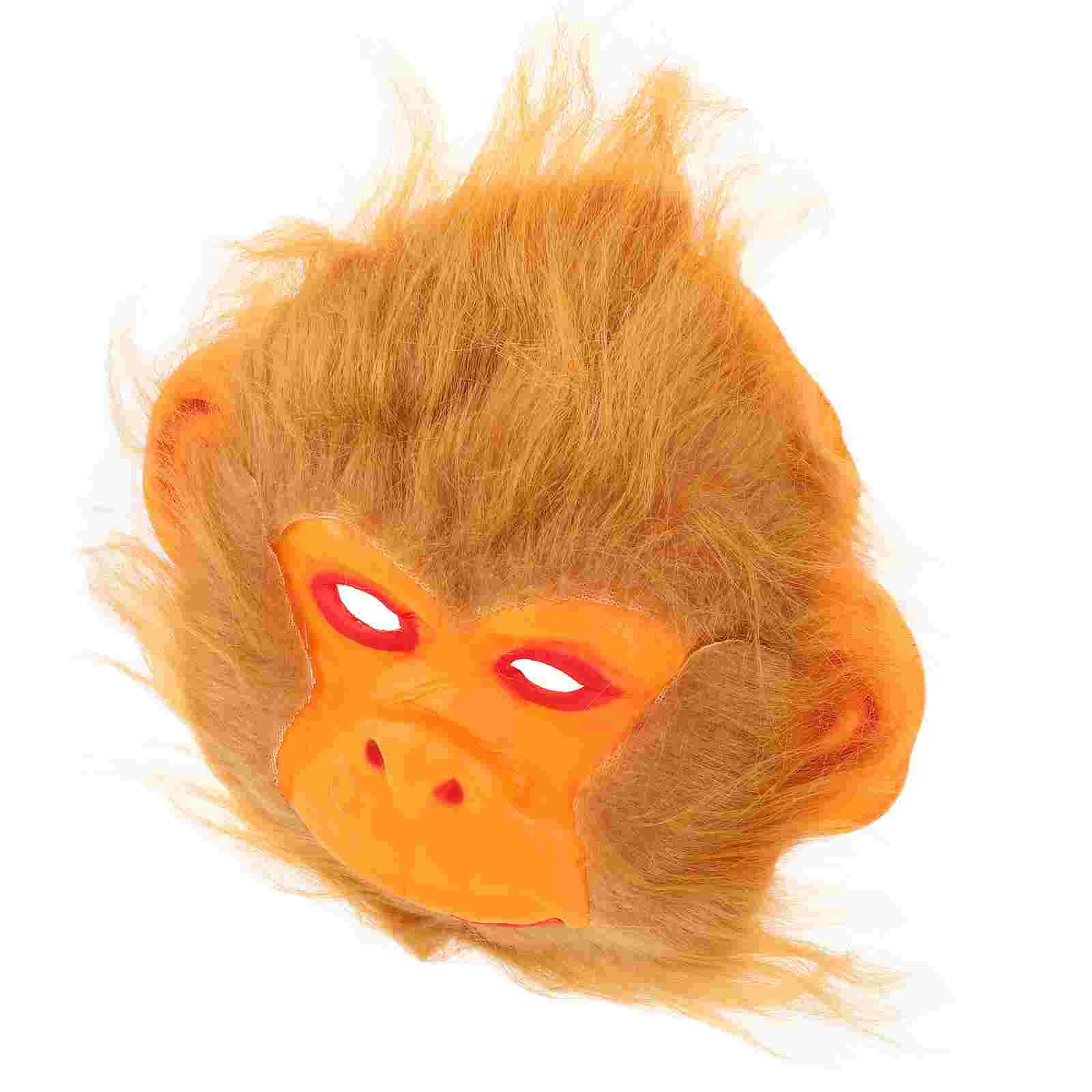 Horror Mask Monkey Head Face Animal Toothed Scary Halloween Masks Child Man Costumes