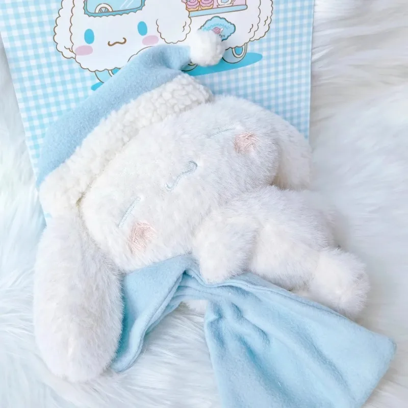 32cm MINISO cute pajamas Cinnamoroll stuffed plush doll anime cartoon Plushies sleep soothing pillow for children New Year gifts