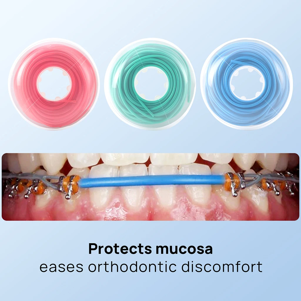 5 m/Rolle AZDENT Dental Kieferorthopädischer elastischer Bogen Drahthülsenschlauch Kunststoffkanüle ID 0,037 Zoll Zahnmedizinmaterial für Zahnärzte – Detail 14