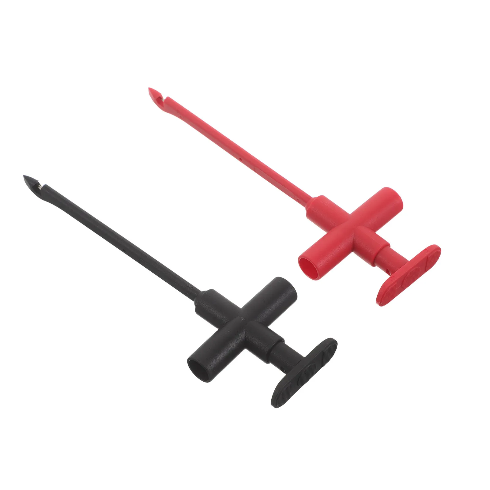 2Pcs Multimeter Probes Wire Piercing Clip Insulation Piercing Test Leads Automotive Diagnostic Test Electrical Fault Detection