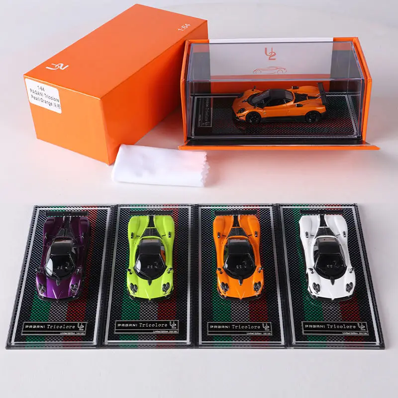 

In stock 1:64 Pagani zonda Tricolore die-cast miniature simulation resin car model, boys' toy, adult decorative item.