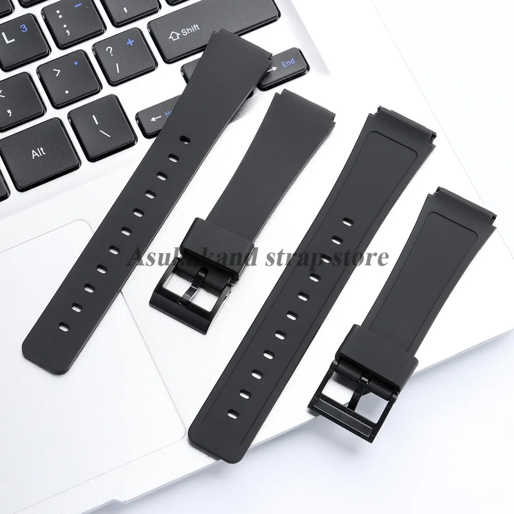 For Casio Resin Strap 12mm 14mm 16mm 18mm 20mm for W800H A158/168 AE1200 SGW400 F91W F84 F105/108 Replace WatchBand Men Bracelet view 2