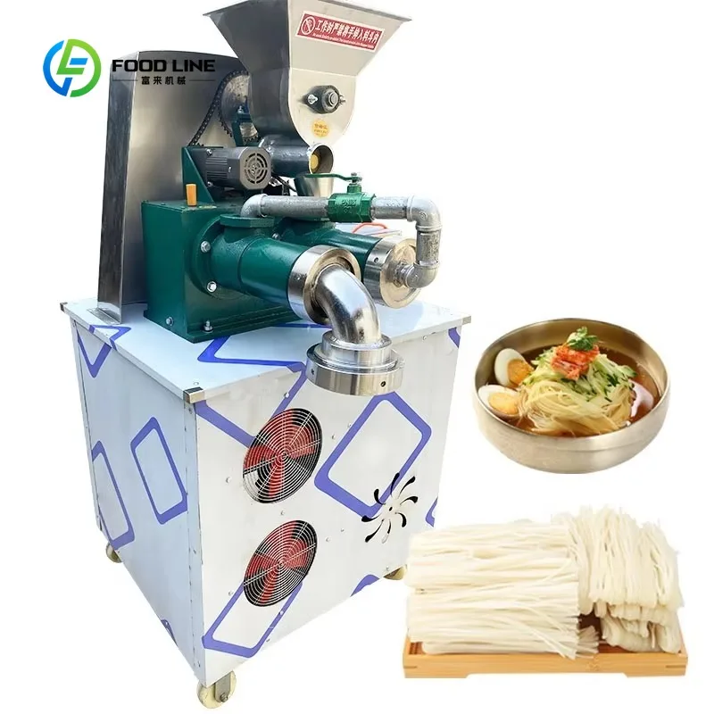 Customized Industrial Large Capacity Corn Noodle Making Machine Rice Noodle Maker Machine Noodles Vermicelli Extruder Machine