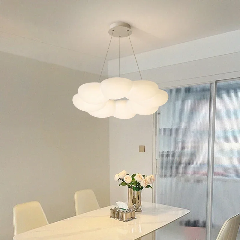 

Modern Cloud Led Pendant Lights for Living Dining Room Coffee Tables Bedroom Study Chandelier Home Decor Hanging Light Fixture