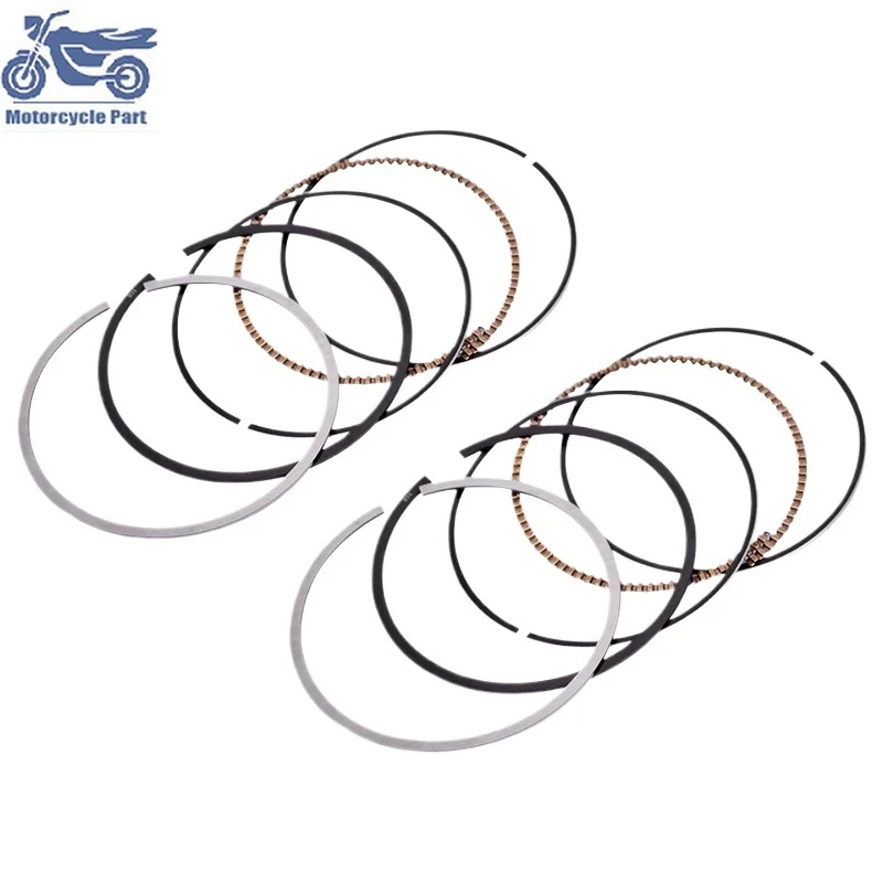 

2pcs Standard 250CC Motorcycle 2 Cylinder Engine Piston Rings Set For HONDA 13010-KFK-000 Spada250 1988 VF 250 V Magna250 1994