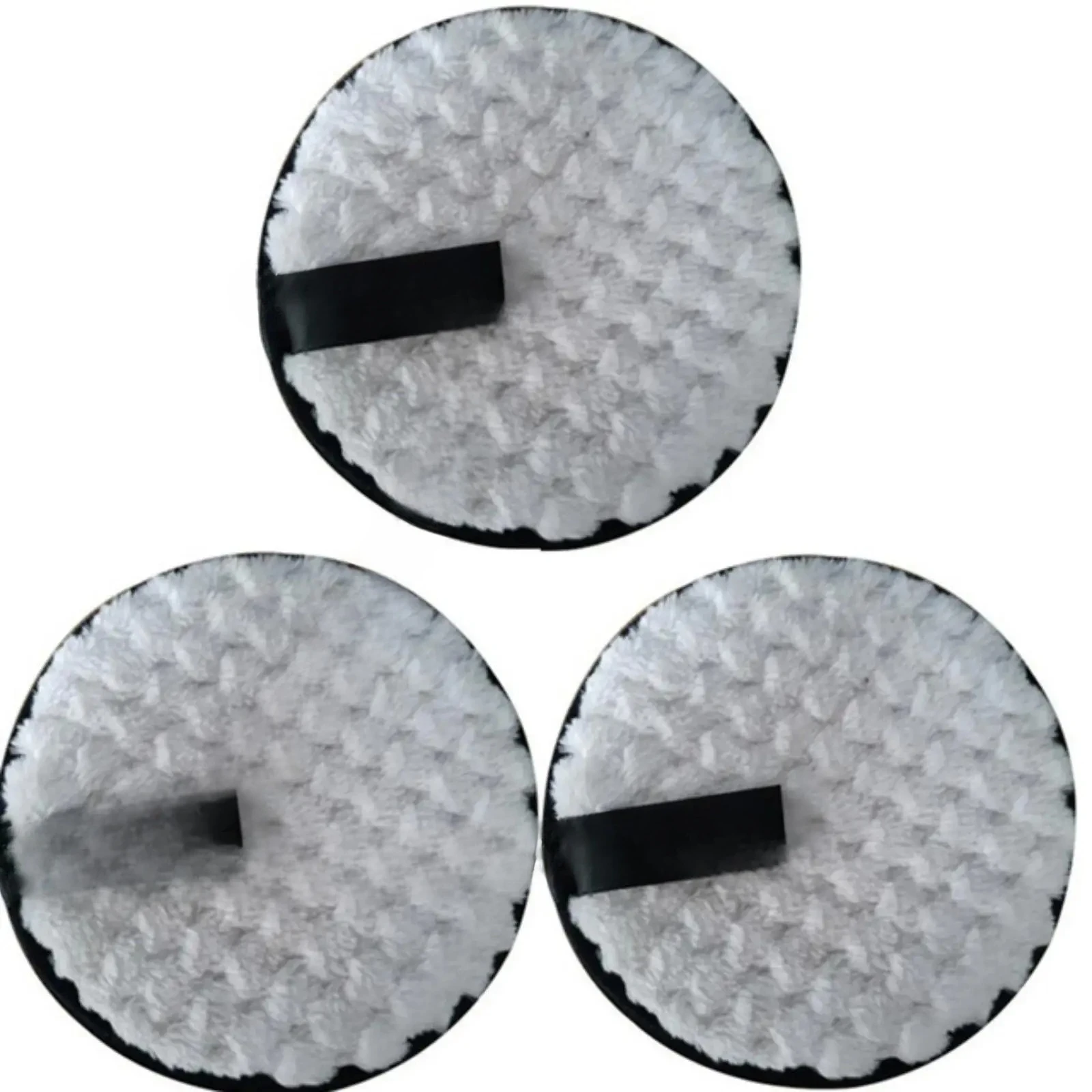3 pçs almofadas removedoras de maquiagem microfibra reutilizável toalha de rosto toalhetes de maquiagem pano lavável almofadas de algodão cuidados com a pele limpeza puff