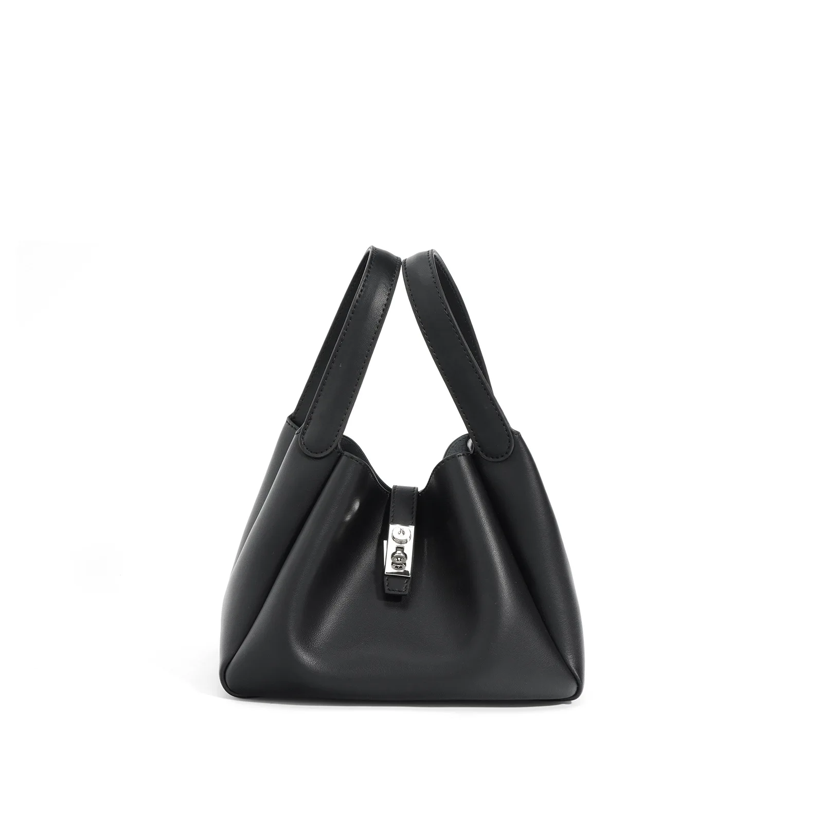 

New cowhide basket bag 2025 simple fashion large capacity single shoulder crossbody bag small lazy style