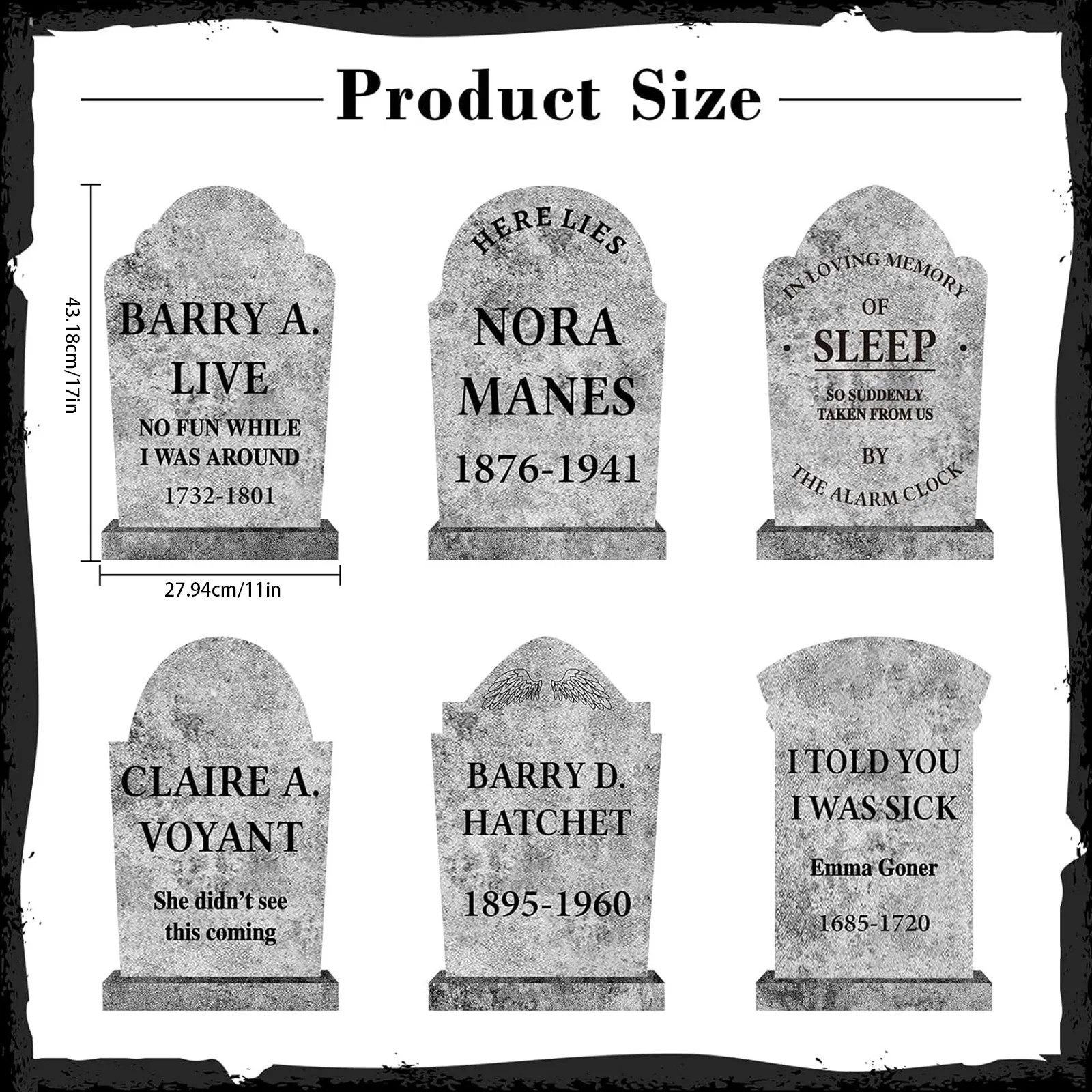Tombstone Courtyard Ground Insert Card Realistic Horrorskull Rip Tombstone Lawnoutdoor Decoration Halloween Decorations Yard