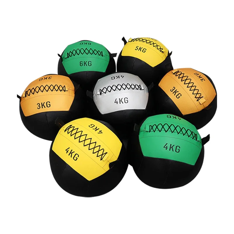 

Gym Equipment 5kg 8kg 10kg 20kg Weighted Fitness Exercise Leather Soft Slam Medicine Ball