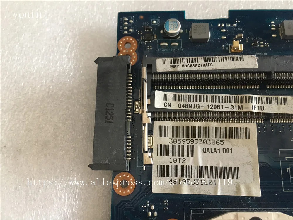 Imagem -03 - Csrzsz 48njg 048njg Cn048njg Qala1 La7762p Mainboard For Dell Latitude E6530 Laptopmotherboard Ddr3 100 Working Well