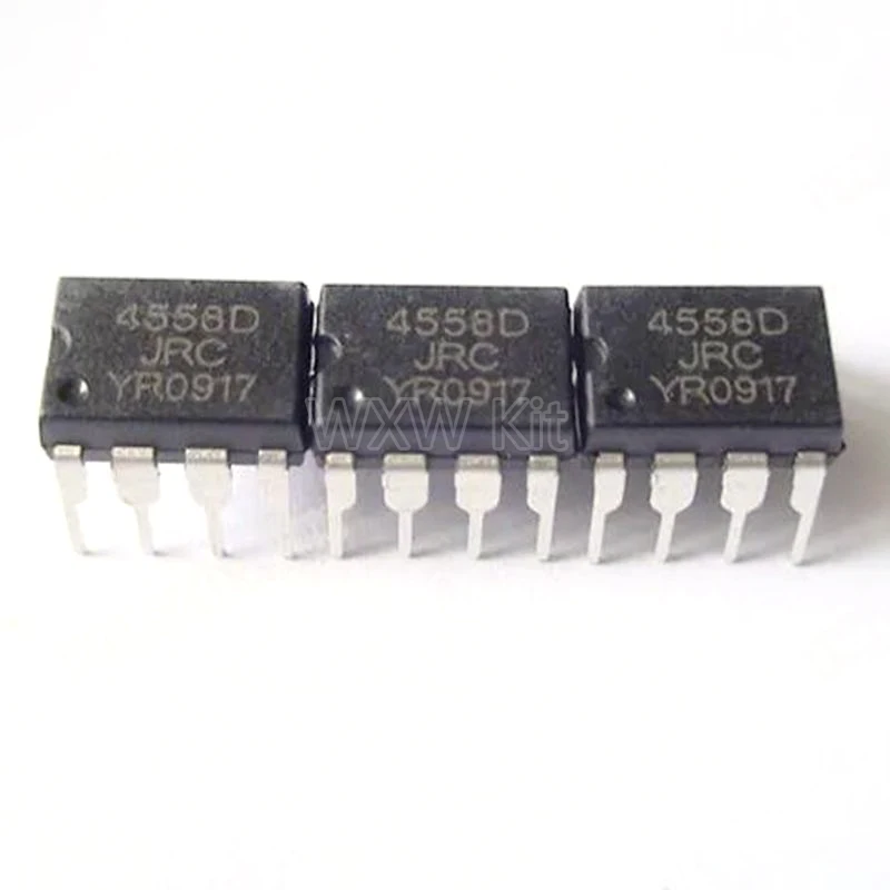 10PCS New JRC4558 DIP 4558 4558D JRC4558D DIP-8 Integrate IC ip