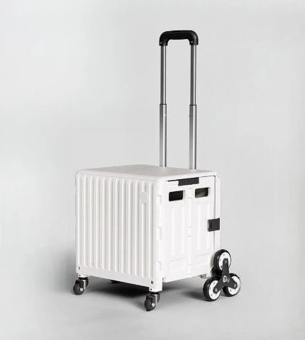 

Folding shopping cart to pick up express trolley trailer trolley portable and lightweight