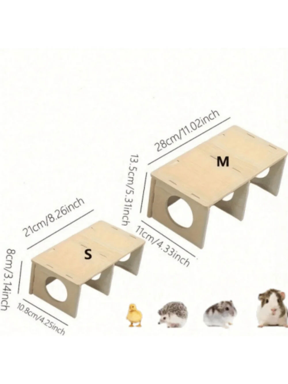 Curated visual reference: Fresh Look at 1Pc Hamster Wooden House Hideout Natural Wooden Cabin And Castle