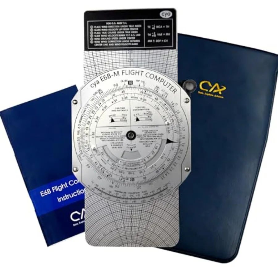 

Авиационный калькулятор E6B Metal Flight Computer: обновленная версия для пилотов, стандартный для обучения и практики