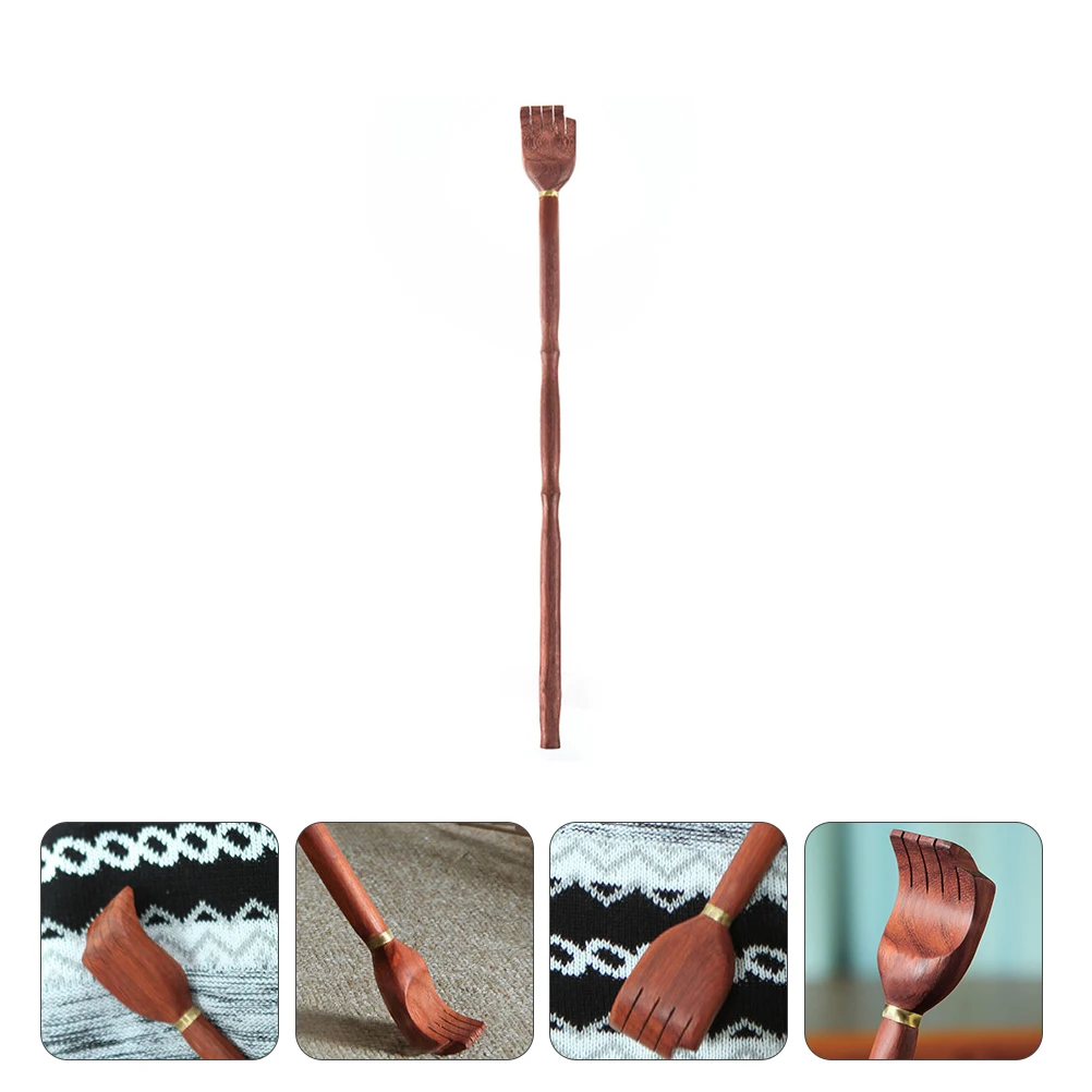 

Massager Hand Back Scratcher Arm Bamboo Self Brown Itchy Claw Scratching Device