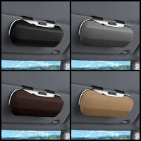 Caja de gafas multifunción para coche, soporte portátil para gafas de sol para coche, soporte para gafas de conducción, estuche para gafas, visera para el modelo Y BMW