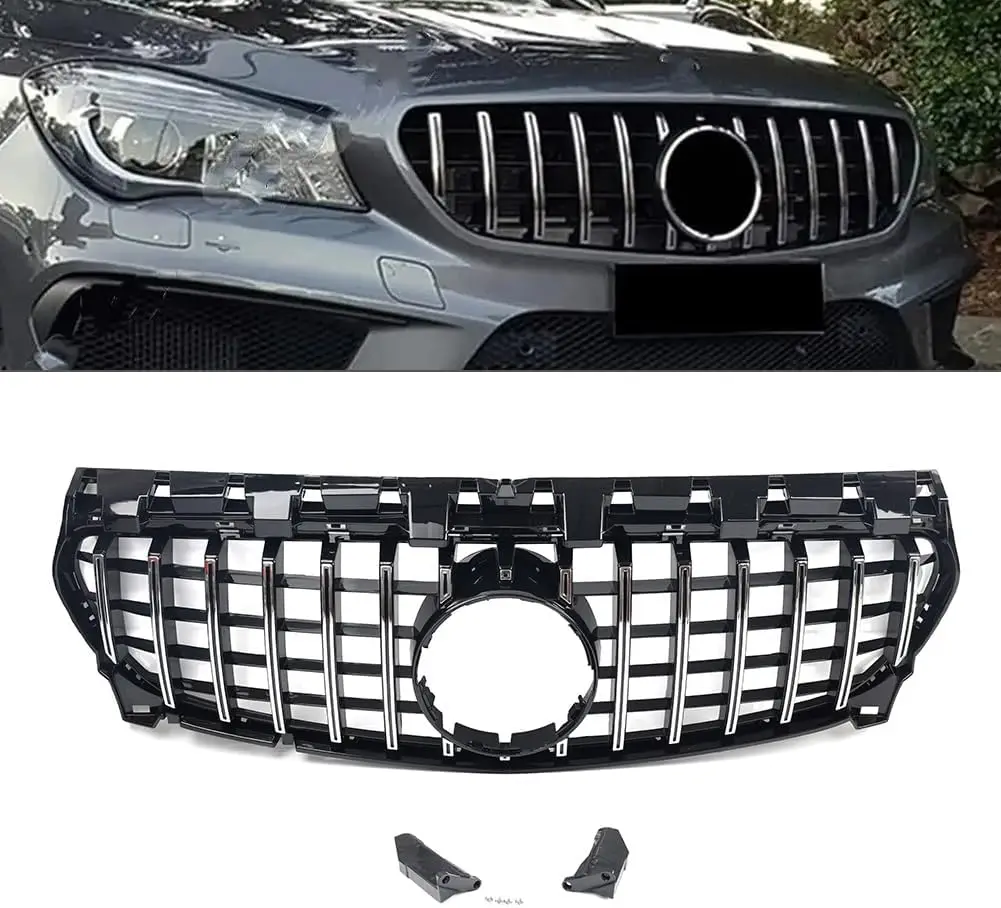 

Dream Garage Factory Direct Style Front Racing Grills For Mercedes W117 Made Of Plastic