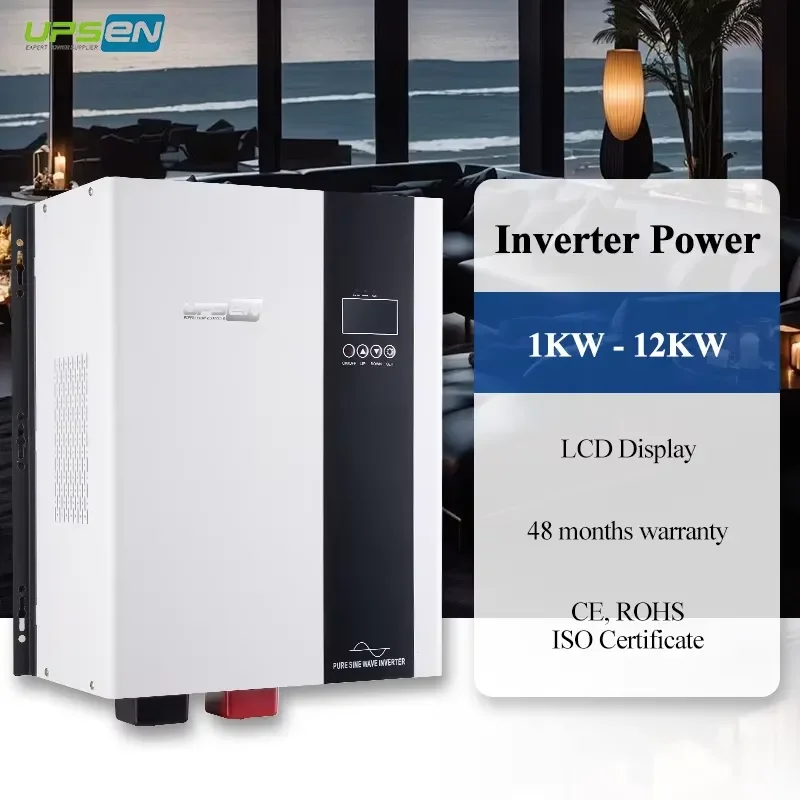 3kw 5Kw Solar Inverter Inverters Power With Pure Sine Wave Output and Ac Charger