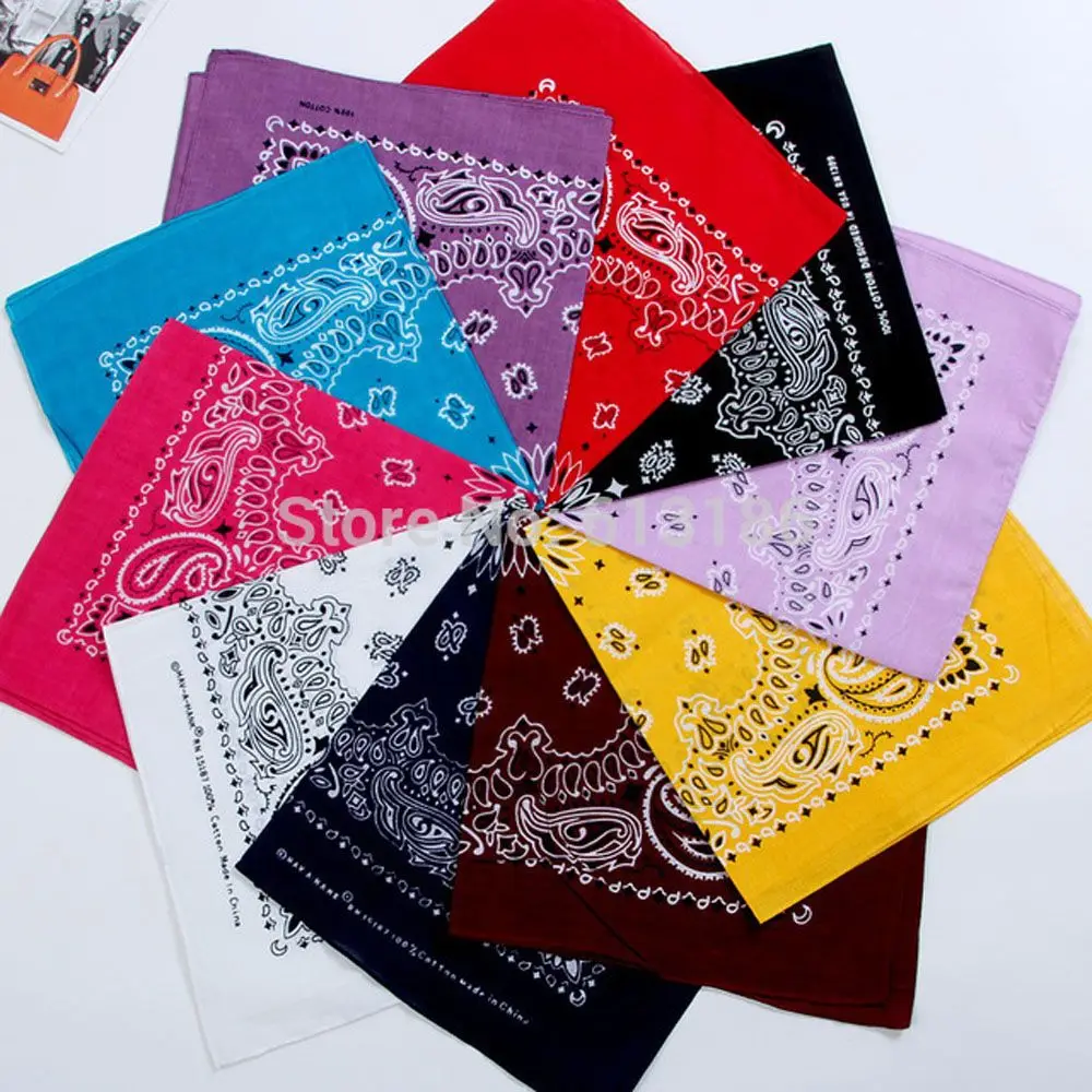 

Trendy Styilsh Wrist Cuff Hip Hop Hair Accessories Outdoor Sports Bandana Headband Sports Headscarf Square Scarf