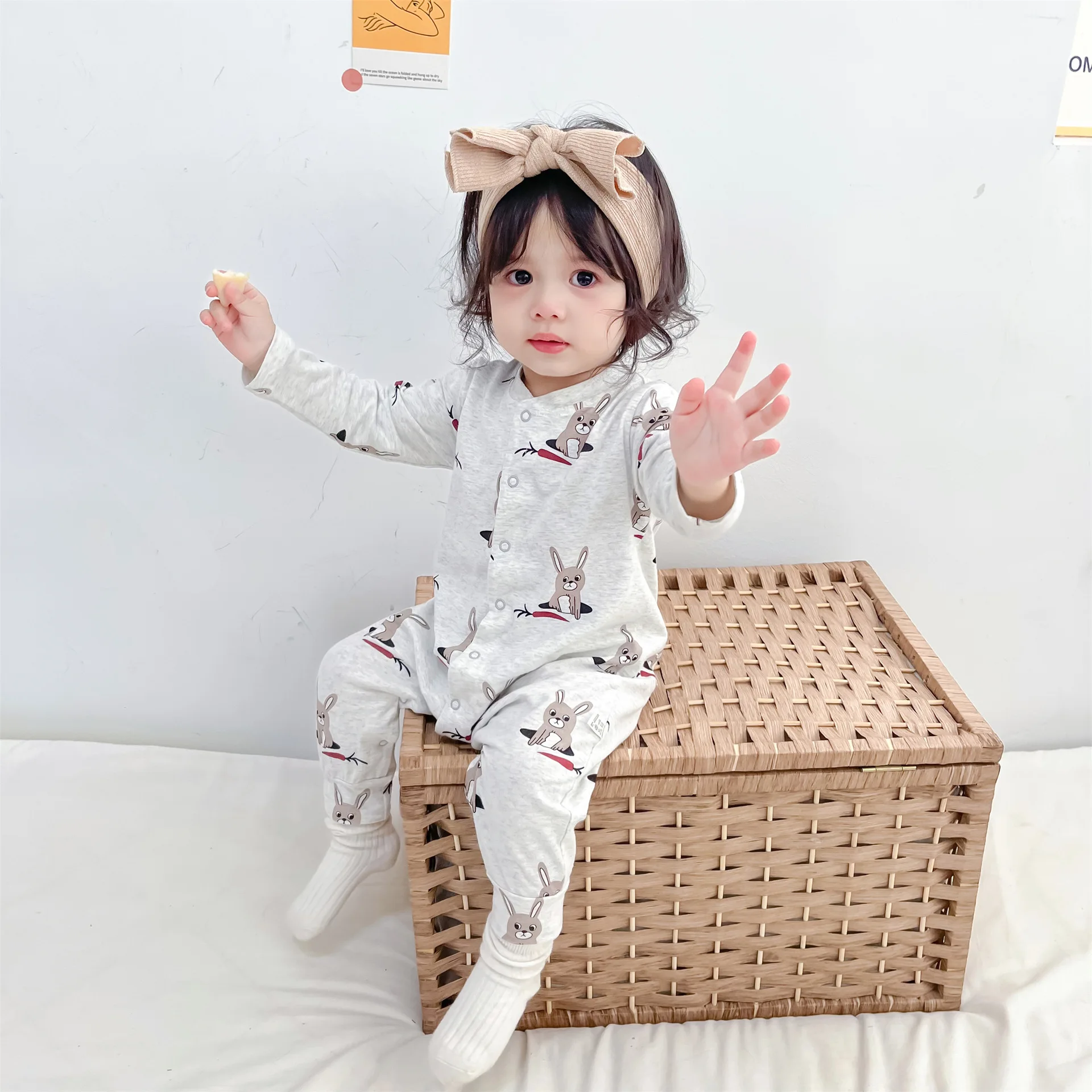 Spring Baby Clothes Romper Children's Clothing Girl Boy Bodysuit Babies Overalls Cotton Long Sleeve Jumpsuit Outfit Garments