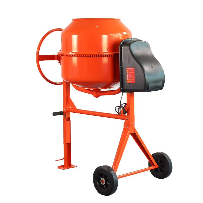 Small Portable Electric 12-yard Concrete Mixer Machines Loading Cement Mixer Mini