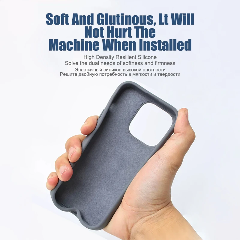 New Luxury Liquid Silicone Phone Cases For Apple iPhone 15 14 13 Pro Max Shockproof Protective Soft Back Cover Phone Accessories image 6