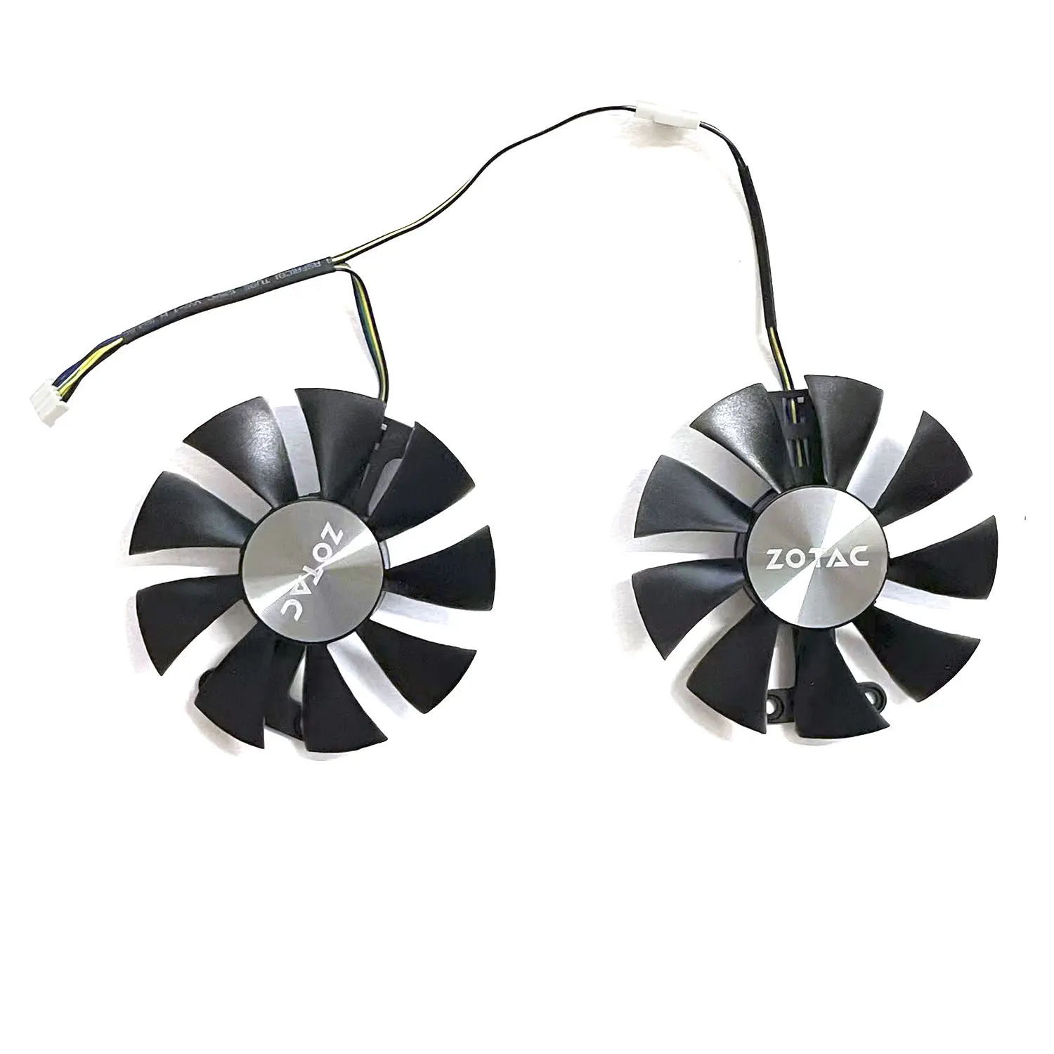 Novo 0.35a ga91s2h 4pin gtx 980 gpu ventilador de refrigeração para zotac geforce gtx 960 amp 980ti gtx950 amp 2gb ventilador refrigerador da placa gráfica