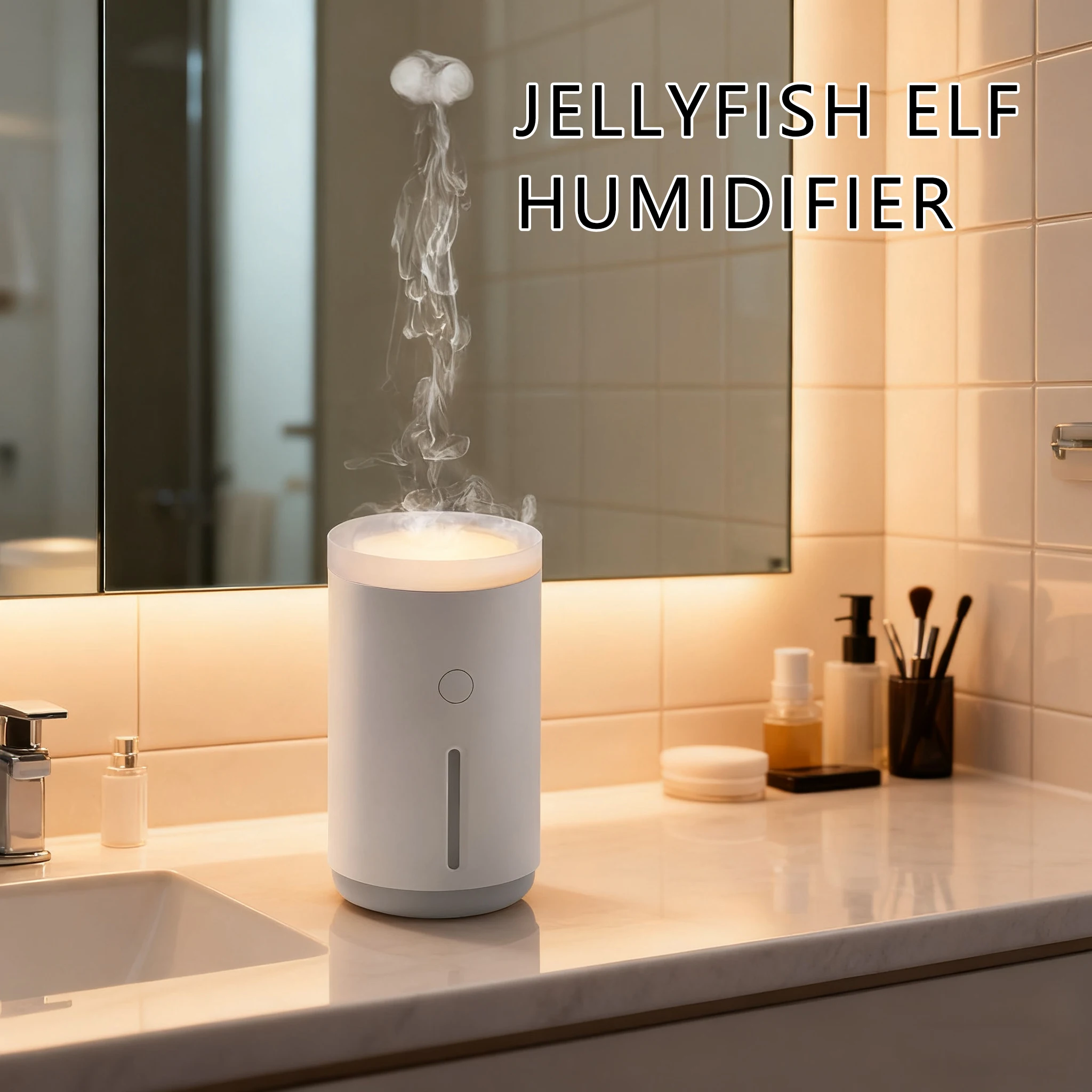 

Новый увлажнитель воздуха в виде медузы, компактный, USB, мини, для дома, общежития, офиса, удобный, бесшумный, с функцией распыления тумана. ﻿