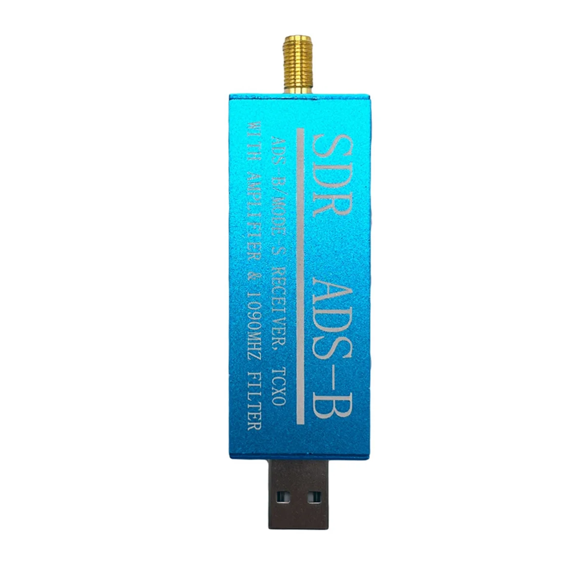 T06C-RTL2832U ADS-B Mode-S USB SDR TV Receiver Built-in RF Amplifier 1090MHz Bandpass Filter Radio SDR Band TV Scanner Tuner