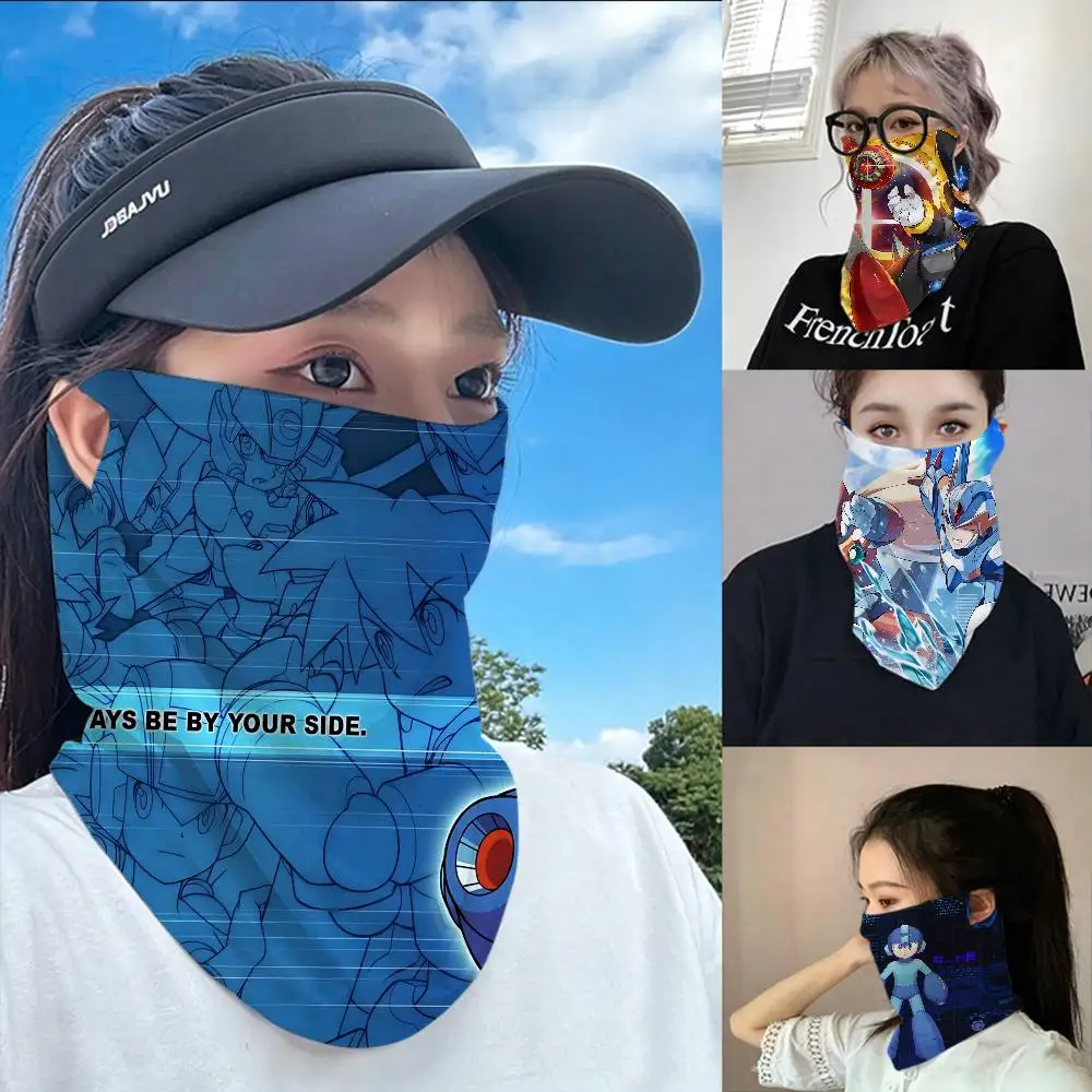 Action Game R-Rockman Breathable Seamless Neck Gaiter UV Protection Tube Scarf for Ski Motorcycle Cycling Hiking