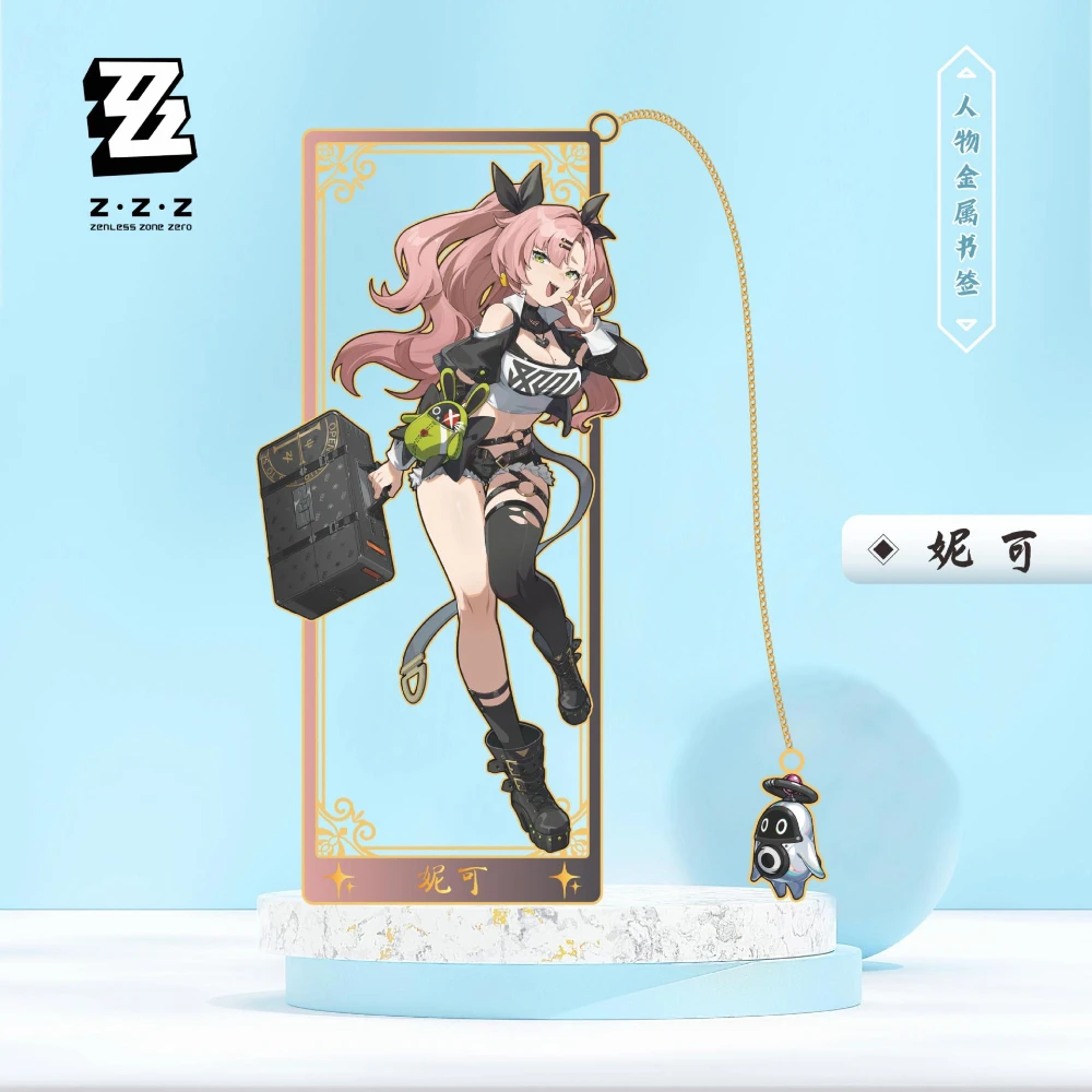 Jeu Zenless Zone Zero Jane Doe Seth Lowell Qingyi Zhu Yuan Von Lycaon Corin Wickes, marque-page en métal, accessoires de cartes, cadeaux