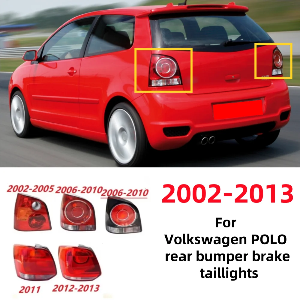Lewy i prawy światła tylne, tylny reflektor, światła cofania, światła hamowania dla volkswagena VW POLO 2002-2013