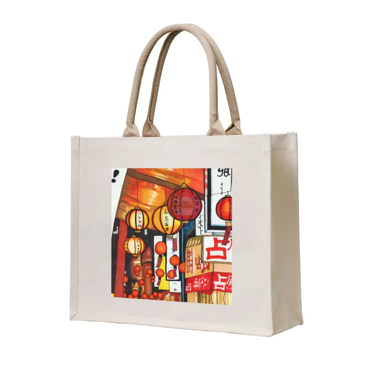 

Street Lanterns Tote Bag Gift bag Beach bag Women's tote
