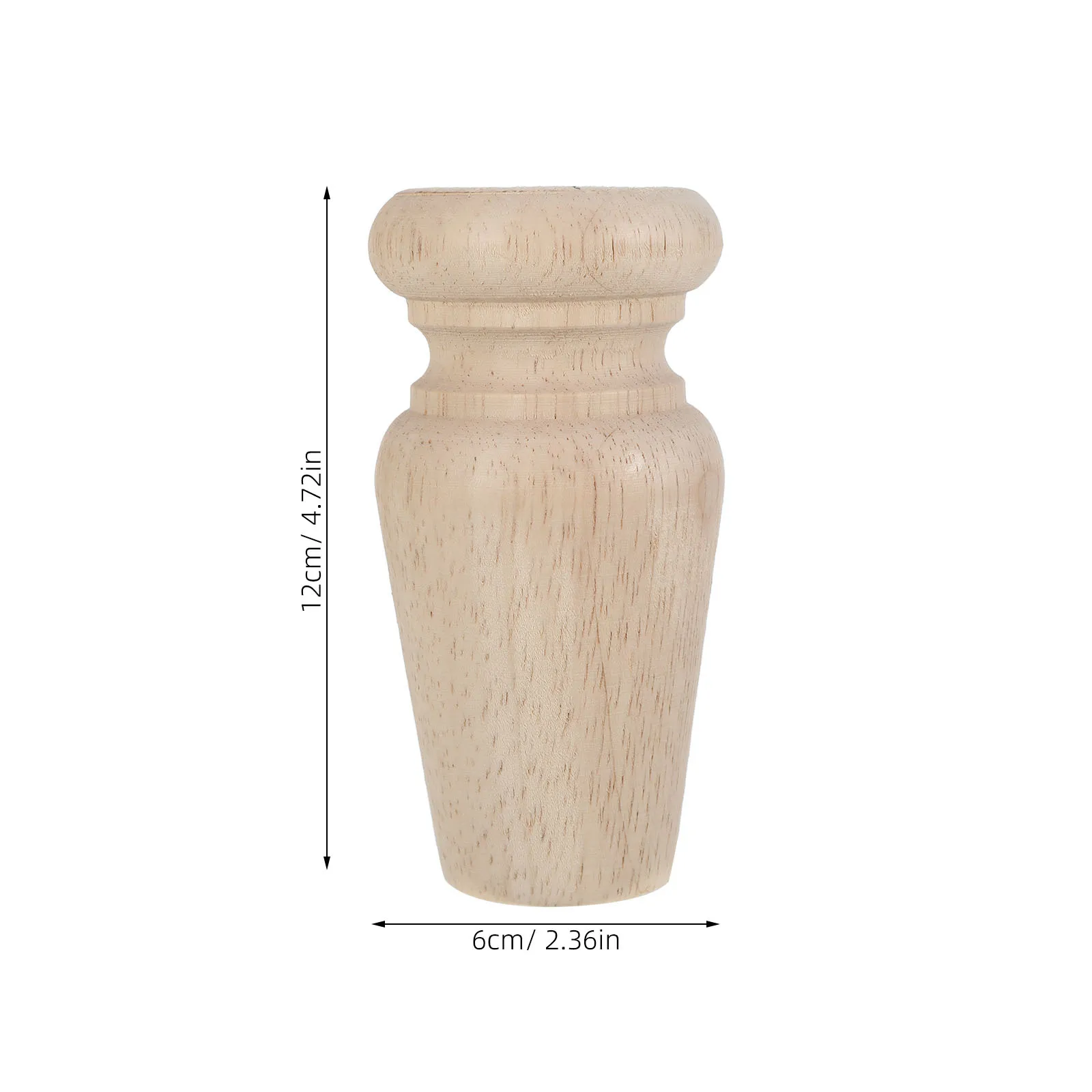 أرجل طاولة مزخرفة على الطراز الفرنسي أقدام أثاث من الخشب الصلب المستديرة لخزانة الأريكة واستبدال المكتب مجموعة الساق الخشبية لـ #3