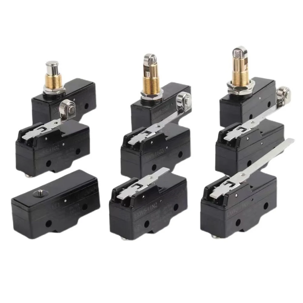 ABILKEEN Industrial KM 1NO+1NC Momentary Limit Travel Micro Switch LXW5 Seiren Micro Switch LXW5-11m LXW5-11G2 LXW5-11NZ Z-15GW