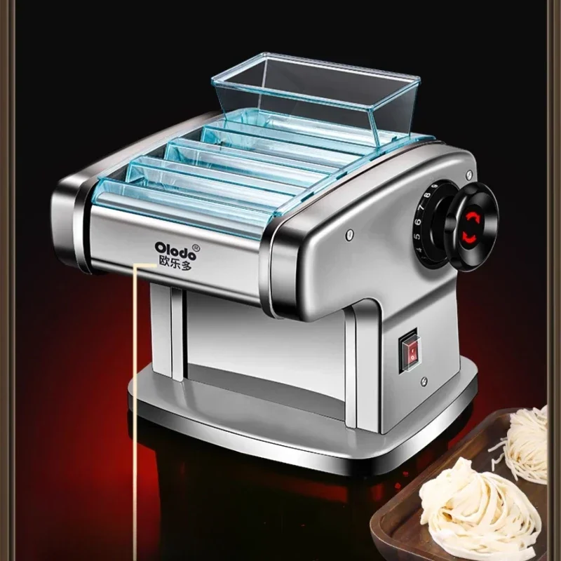 ماكينة صنع المكرونة الكهربائية ماكينة ضغط المعكرونة متعددة الوظائف ماكينة منزلية صغيرة أوتوماتيكية لزلابية الجلد #5