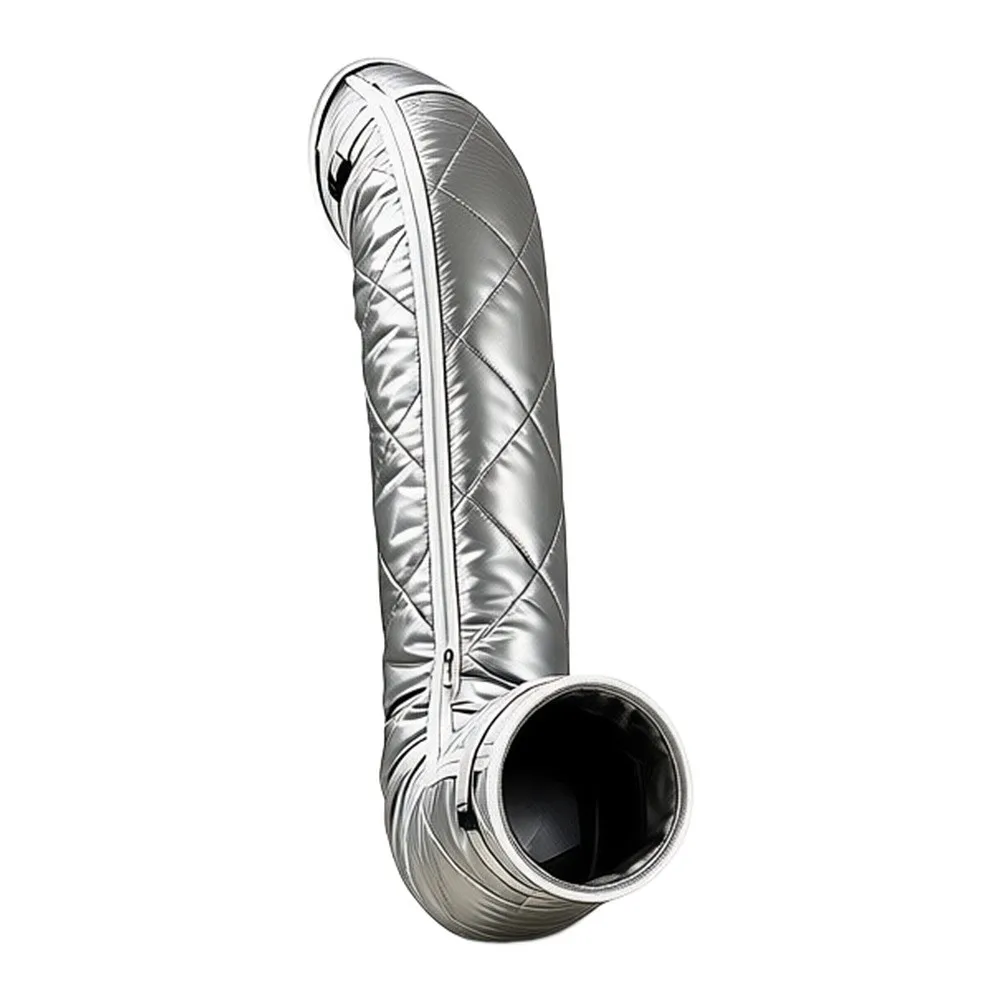 White Portable AC Hose Insulation Cover 150cm Adjustable Straps For Air Conditioner For Exhaust Pipe Thermal Cotton Cooling Slee